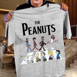 Snoopy the Beatles Abbey Road Halloween T shirt
